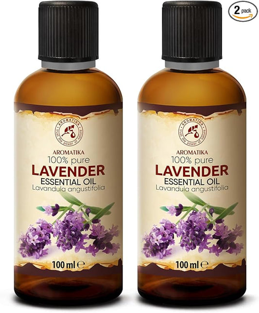 Lavender Essential Oils 6.8 Fl Oz for Diffusers - Aromatherapy - Pure Lavender Oil - Fragrance Oil for Sleep - Skin Care - Body - Hair