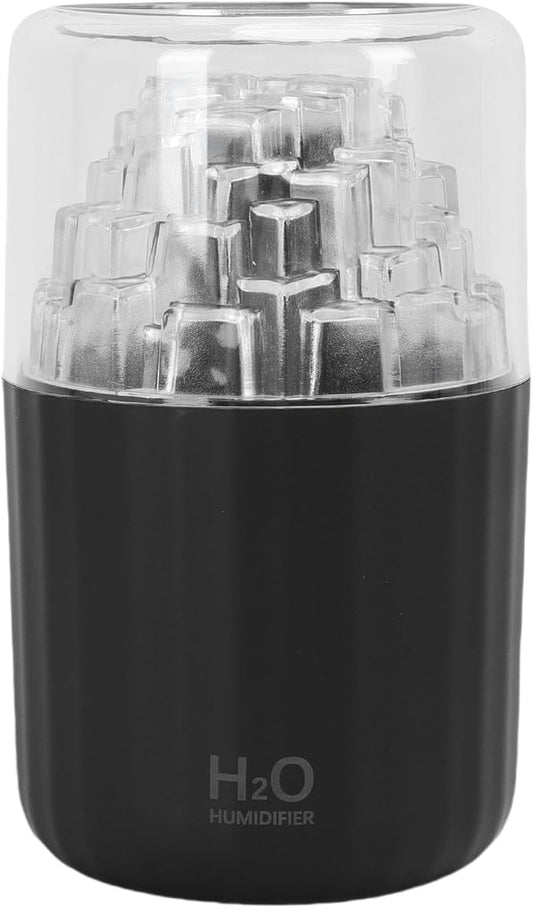 Zerodis Car Diffuser Humidifier ABS Dual Mist Modes Portable USB Aromatherapy Ideal for Home Office Travel Compact 300ml Capacity (Black)
