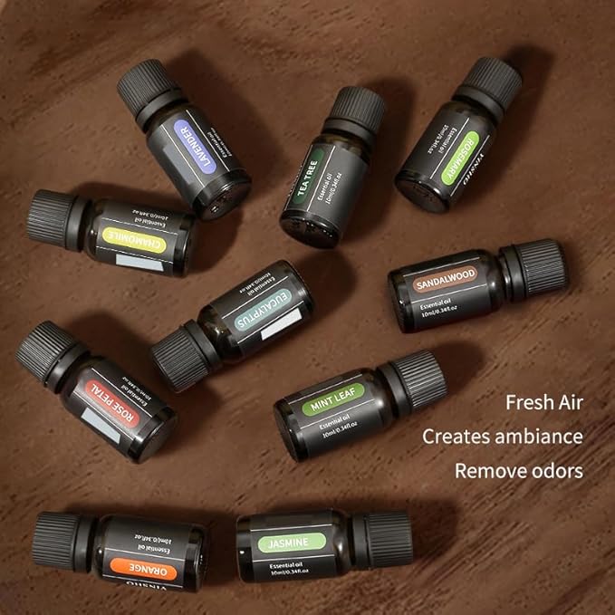 Botanical Aromatherapy Essential Oil, Oily Aromatherapy Essential Oil, Suitable for Diffuser, Massage, Bath, Spa, Skin and Hair Care 0.33oz (RosePetalEssentialOil, 0.33 FlOz (Pack of 1))