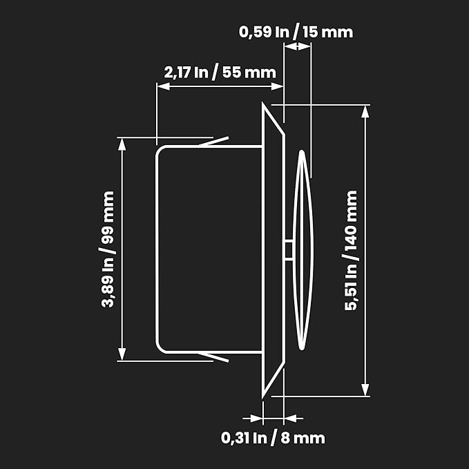 Repa Market ø4" Inch Stainless Steel Universal Diffuser - Adjustable Valve - Optimal Airflow - Air Intake, Exhaust Duct Ventilation - Round Metal Soffit Vent Grille Cover - Home Office, Wall Ceiling