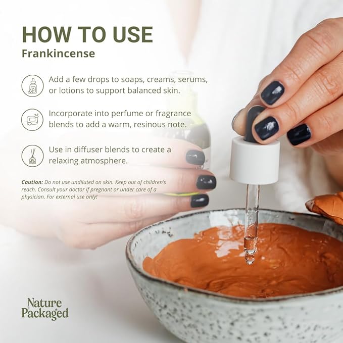 Frankincense Essential Oil - Direct from Madhya Pradesh, India - Pure Essential Oil for Diffusers and Aromatherapy | 100% Pure Therapeutic Grade Natural Aceite de Incienso (15ml)