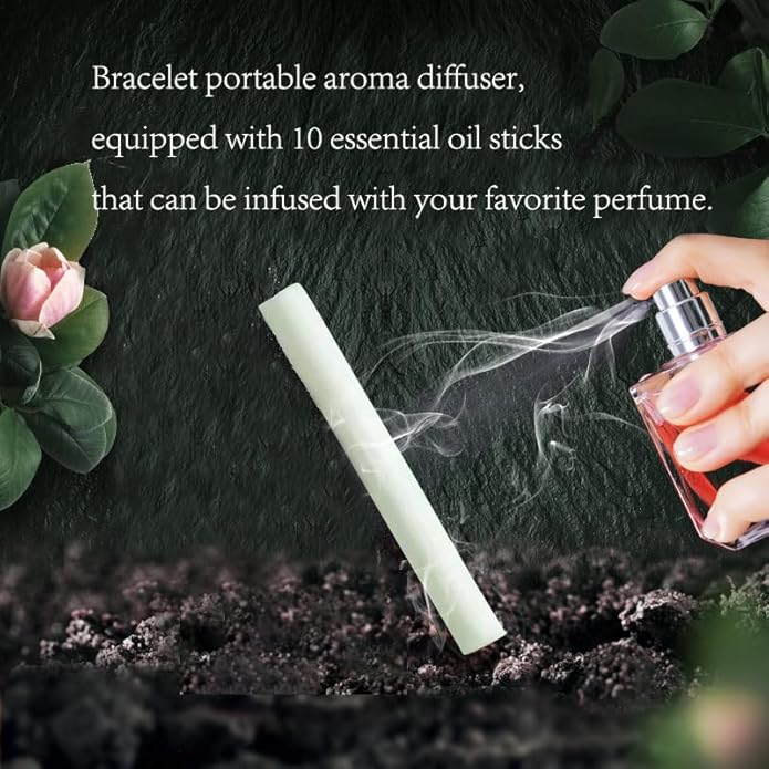 Essential Oil Diffuser Bracelet,Aromatherapy Zinc Alloy Locket with Canvas Weaving Adjustable Wristband Perfume Bracelet,Aroma therapy,holistic gifts for womens Mens valentines day