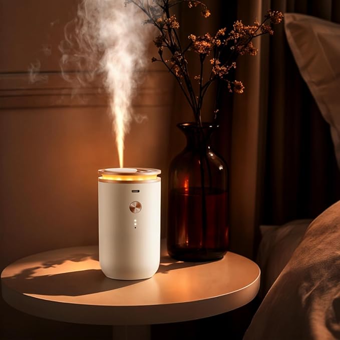 Ceeniu waterless diffusers for Home, Ultrasonic Atomization, Quiet Design, 1500 sq. ft Coverage, Small Diffuser for Large Space, Auto Off, Essential Oil diffuer air fresheners