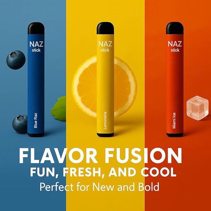 Naz Menthol Herbal Nasal Stick - Spearmint, Camphor, Eucalyptus Extracts w/Vapor Electric Nasal Inhaler for Aromatherapy, ICY Refreshing & Instant Focus Herbal Diffuser Pen - 3Pak