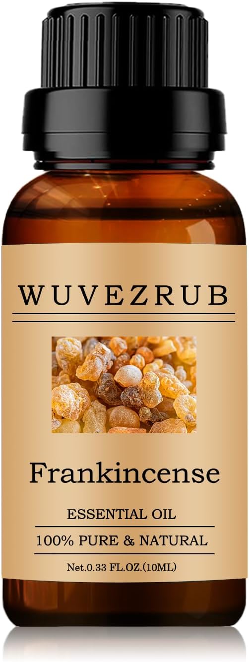 Frankincense Essential Oils 10ML, 100% Pure and Natural Essential Oil for Aromatherapy Diffuser - 0.33 Fl Oz/Frankincense