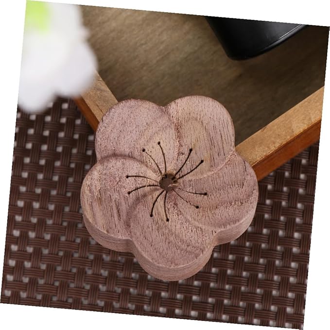 Healeved Aromatherapy Wood Diffuser Essential Oil Diffuser Plum Blossom Scented Wood Aromatherapy for Home Office Bedroom Sleep