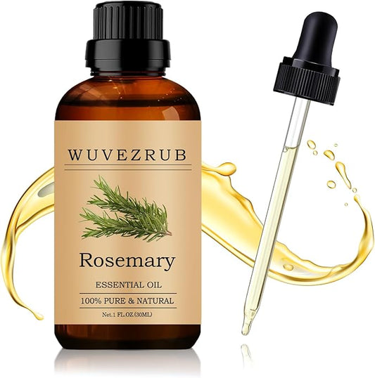 Rosemary Essential Oil 30ML - 100% Pure and Natural Oils for Aromatherapy Diffuser - 1 Fl Oz/Rosemary