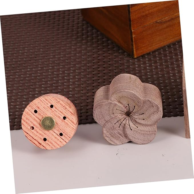 Outanaya Wood Aromatherapy Diffuser Square Cat Claw Design Natural Wood Essential Oil Diffuser for Home Bedroom Office Smokeless Portable Sleep