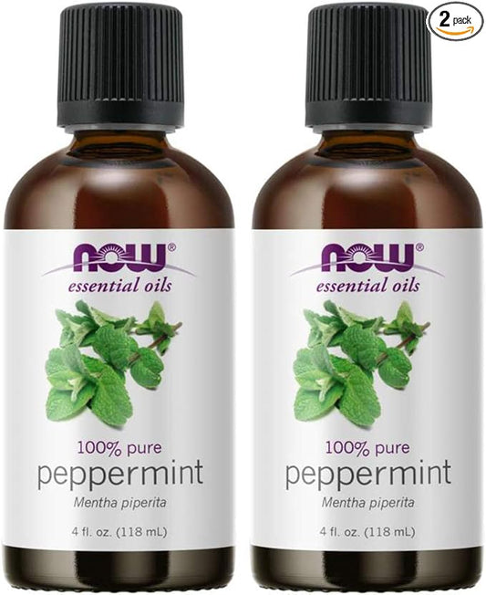Peppermint Oil 100% Pure & Natural - 4 oz. (Two Pack)