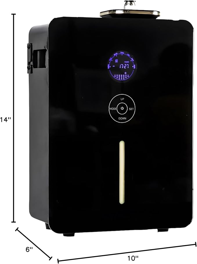 LuxScent Collection Bellagio, HVAC Aroma Diffuser, Nanotechnology Scenting System for Home, Office or Business (Black)