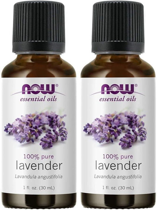 NOW Foods Lavender Oil, 1 Fluid Ounce (2 Pack)