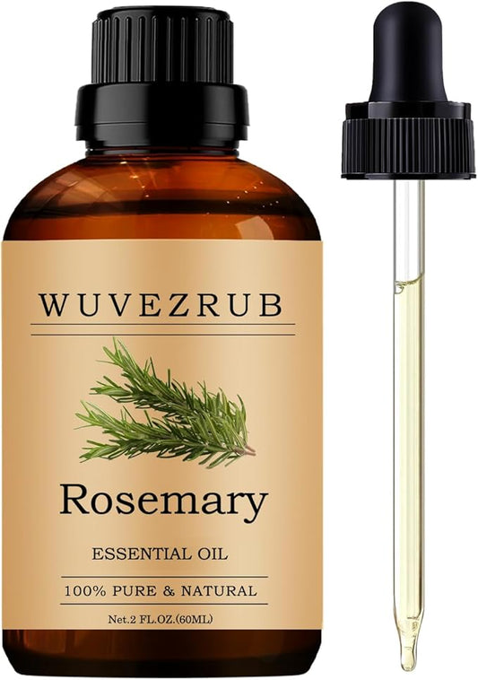 Rosemary Essential Oils, 60ML Pure and Natural Essential Oil for Aromatherapy Diffuser - Rosemary /2 Fl Oz
