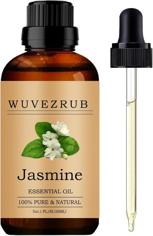 Jasmine Essential Oils, 30ML Pure and Natural Essential Oil for Aromatherapy Diffuser - Jasmine /1 Fl Oz