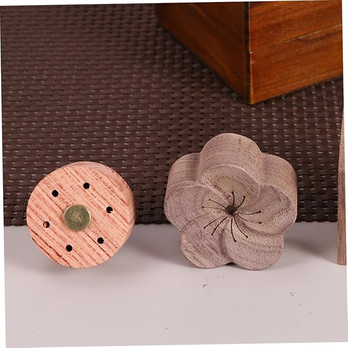 Essential Oil Diffuser Wood Aroma Diffuser Square Cat Claw Walnut Aromatherapy Diffused Wood for Home Office Bedroom Relaxing Sleep