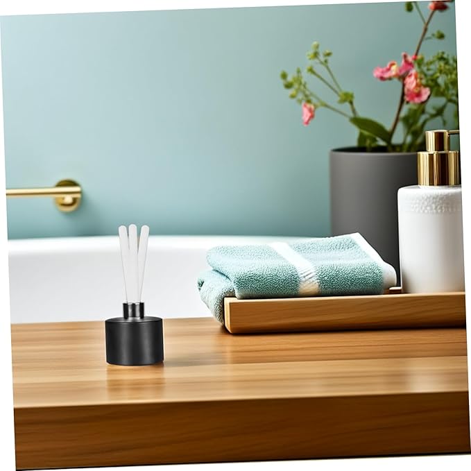 10Pcs Fiber Diffuse Sticks Aromatherapy Volatile Cotton Wands Oil Diffuser Reeds for Home Bathroom Fresh Scent Decoration and Fragrance