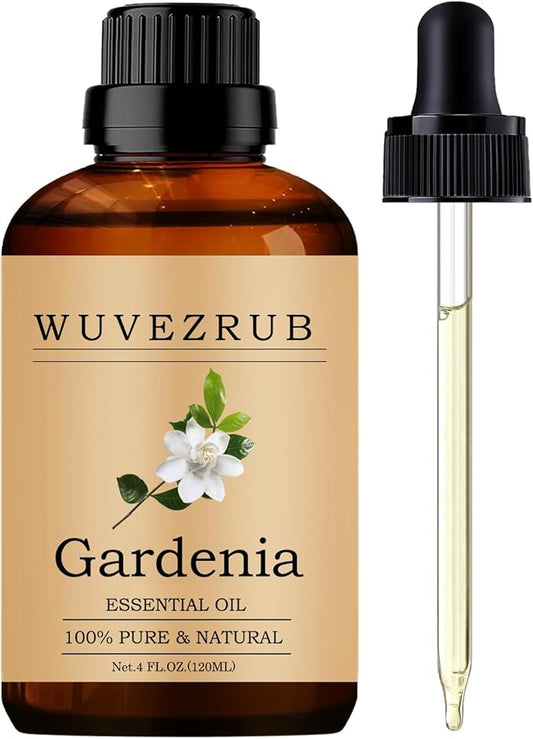 Gardenia Essential Oil 120ML, 100% Pure and Natural for Aromatherapy Diffuser - 4 Fl Oz