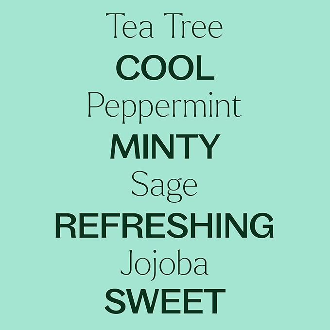 Plant Therapy Tea Tree and Peppermint Essential Oil Natural Body Wash 16 oz For all Skin Types, Sulfate Free Body Wash, For Men or Women, Refreshing & Invigorating Natural Scent, Hydrating Lather