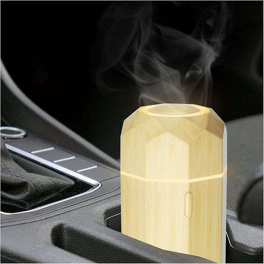 SALKING Car Diffuser, Car Air Fresheners, USB Aromatherapy Diffuser for Essential Oils, Portable Diffuser Humidifier for Car, Cool Mist Mini Diffuser with Adjustable Mist Mode, for Home Office Bedroom