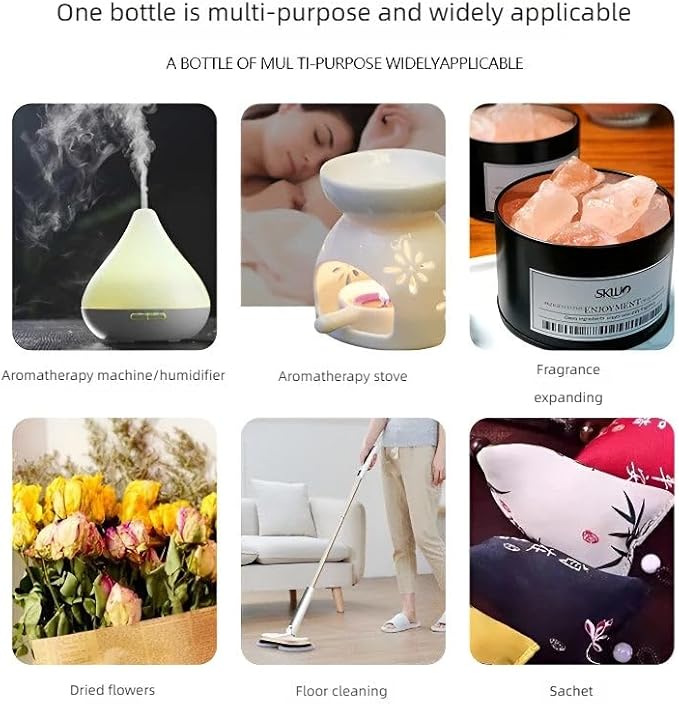 Pure Essential Oil Set - Essential Oils for Diffuser and Humidifiers - Aromatherapy Oils for Home, Candle Making, Skin Care - Perfect Essential Diffusers Oil Gift Sets for Relaxation & Spa Experience