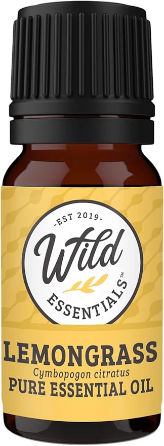 Wild Essentials 4-Piece 100% Pure Therapeutic Grade Essential Oil Sampler Set - Aromatherapy Gift Set - Includes Lavender, Peppermint, Lemongrass and Orange- 5ml Bottles