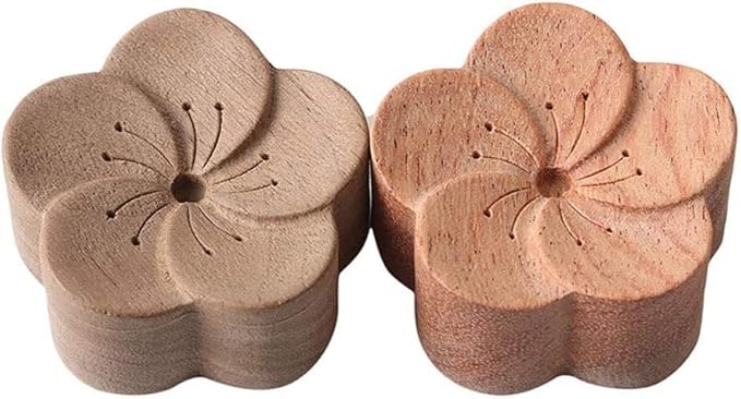 Brown Walnut Essential Oil Diffuser Fragrance Diffused Sleep Aid Aromatherapy, Flower Shaped Essential Oil Diffuser, Diffuser for Stress Relief Diffusers Aromatherapy, Aromatherapy Diffusers