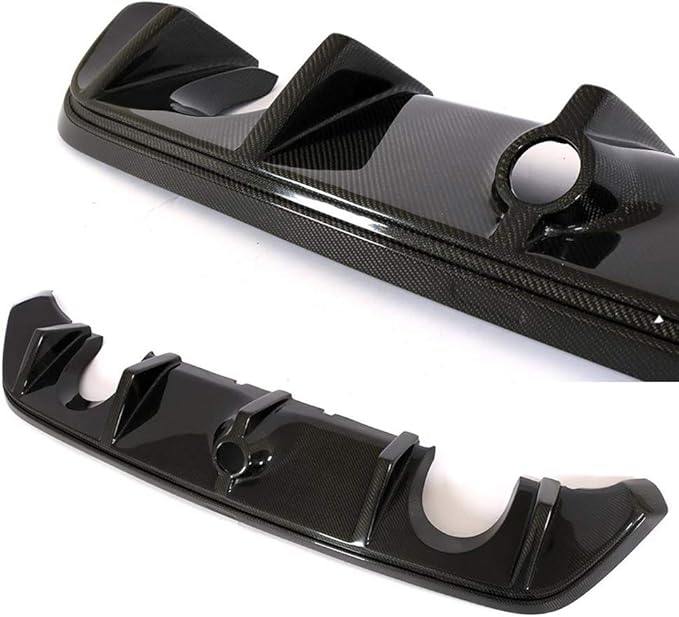 Carbon Fiber Rear Diffuser Compatible With Ford Focus RS Hatchback 4 Door 2016-2018 Rear Bumper Cover Lower Lip Spoiler Valance Protector Factory Outlet