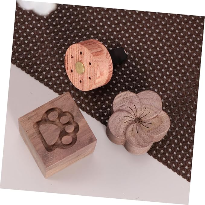 VICASKY Essential Oil Wood Diffuser Aromatherapy Diffused Plum Blossom Design for Home Office Bedroom Sleep Relaxation