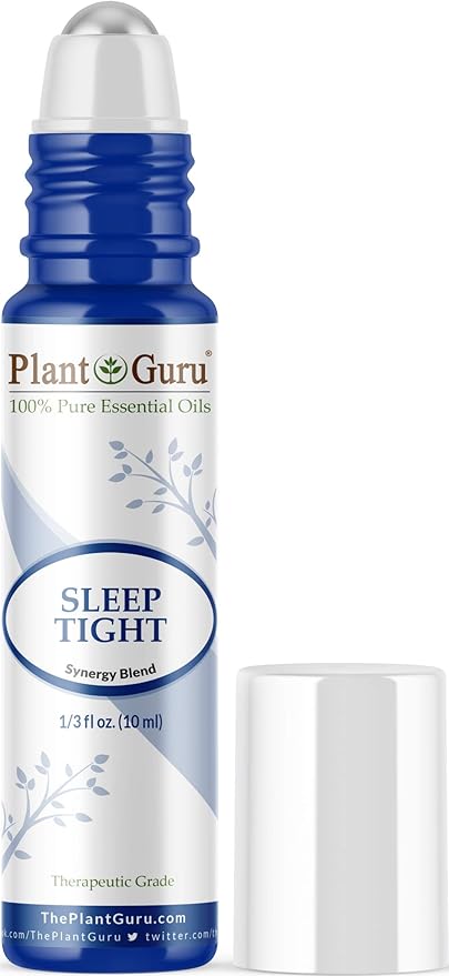 Sleep Tight Essential Blend Oil Roll On 10 ml 100% Pure Pre-Diluted Therapeutic Grade for Aromatherapy Good Night Aid, Relaxation, Relief, Mood Calming