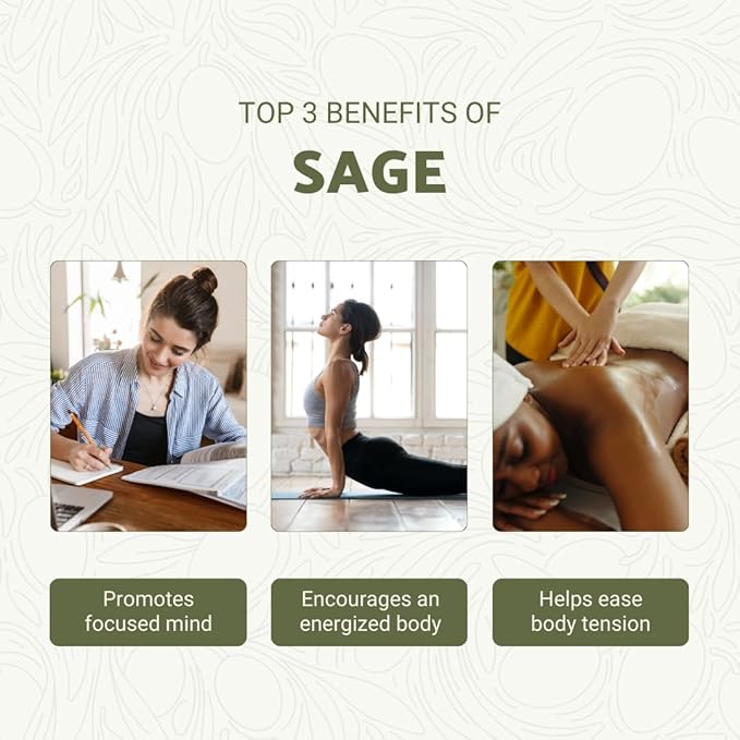 Sage Essential Oil - Direct from Essential Oils SL Spain - Steam Distilled - Aceite Esencial de Salvia for Aromatherapy, Massage, Diffuser, DIY Candle and Soap Making - 15ml