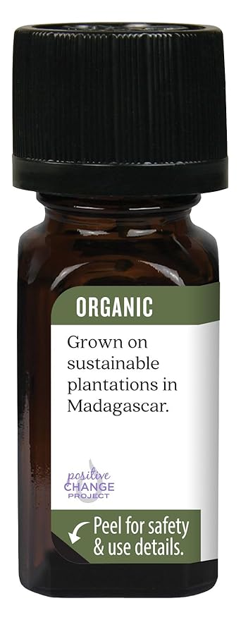 Aura Cacia100% Organic Essential Oil, Patchouli, 0.25 Oz