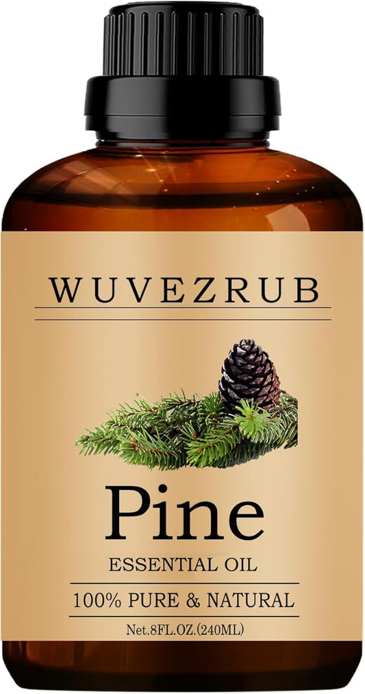 Pine Essential Oils 240ML, Pure Pine Essential Oil for Aromatherapy Diffuser - 8 Fl Oz