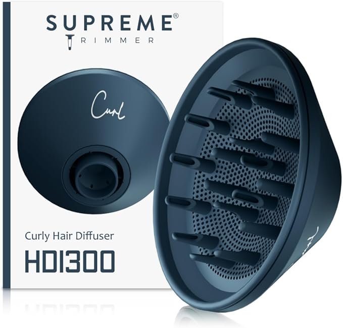 Supreme Trimmer ST Curly Hair Diffuser Adaptable for Blow Dryer SHD347 for Curly or Wavy Hair | HDi300 Blue