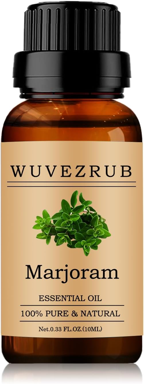 Marjoram Essential Oil 10ML - 100% Pure and Natural for Aromatherapy Diffuser - 0.33 Fl Oz