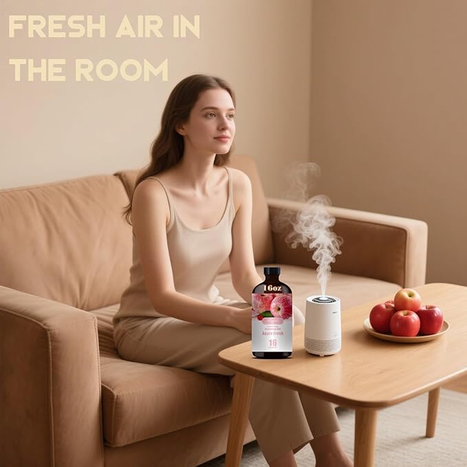 Apple Essential Oil – MLYNKL Apple Oils 16.33 fl oz for Diffusers, Humidifiers, Massage, DIY Candles, Soap, Cleaning, Home, Yoga, Office, Gifts - 490 ml