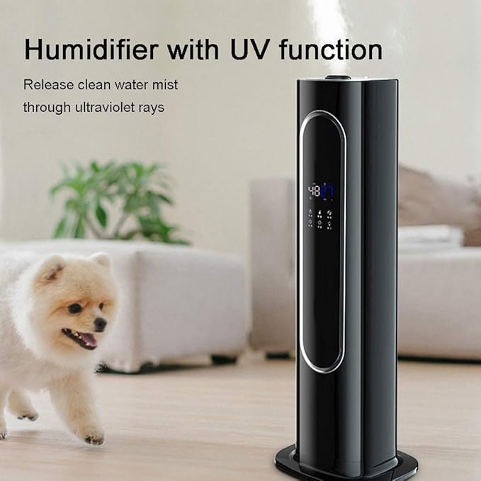 Cool Mist Humidifier, 8L Diffuser, Top Fill Humidifier for Bedroom, Home and Office, up to75 Hours Runtime Auto Shut-Off, 360° Nozzle, Ideal for Plants/Home/Office/Baby Roo,