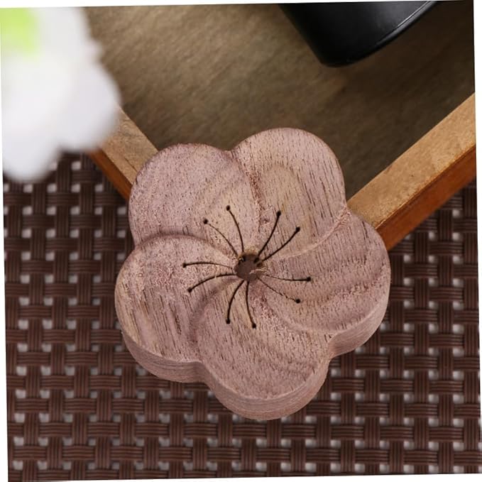 Artibetter Wood Aroma Diffuser for Essential Oils, Plum Blossom Scented Aromatherapy Diffuser Wood, Walnut Material for Home and Office Relaxation and Sleep