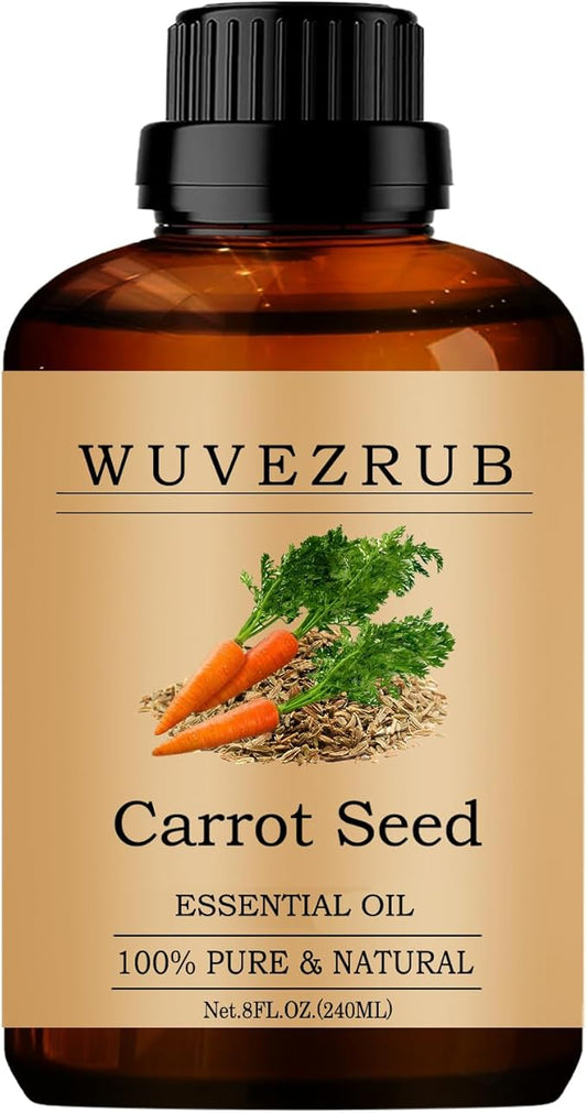 Carrot Seed Essential Oils, 240ML 100% Pure and Natural Essential Oil for Aromatherapy Diffuser - Carrot Seed /8 Fl Oz