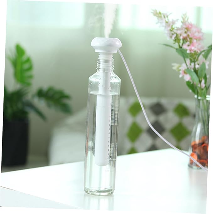 USB Portable Mini Humidifier Travel Air Moistener Essential Oil Diffuser 500ml Capacity Compact Design for Home and Car Use Automatic Shut-Off