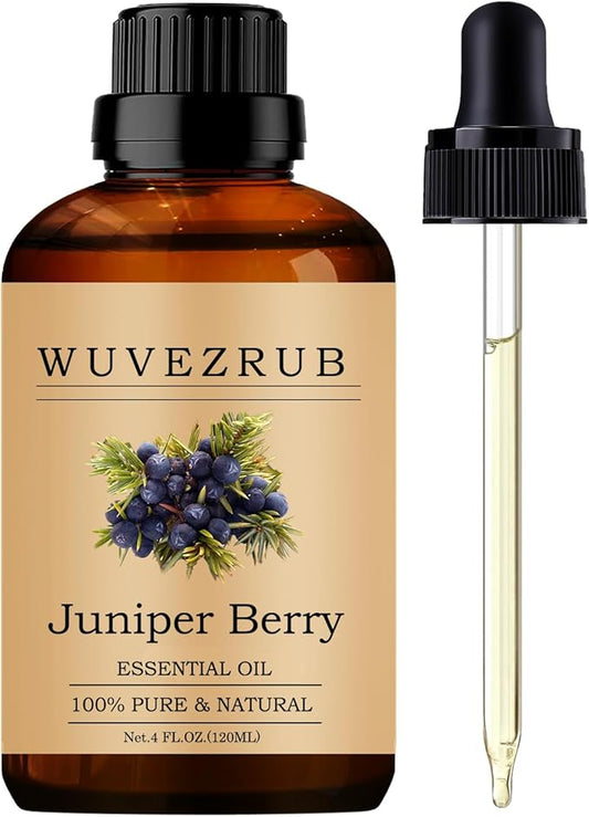 Juniper Berry Essential Oils 120ML, Pure Juniper Berry Essential Oil for Aromatherapy Diffuser - 4 Fl Oz
