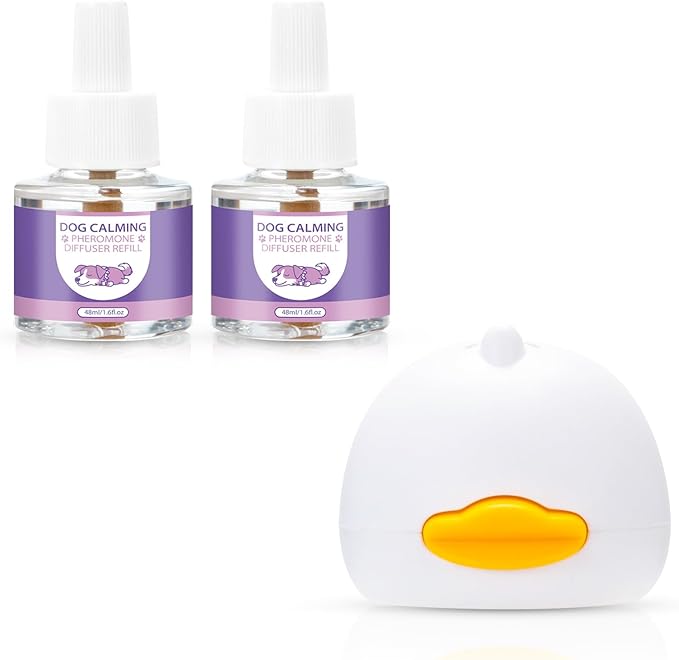 3 in 1 Advanced Kit Appeasing Pheromone Diffuser to Calm Pet for Anxiety Relieve Relief Reduce Aggression Fighting Stress Dog Pheromones Calming Diffuser