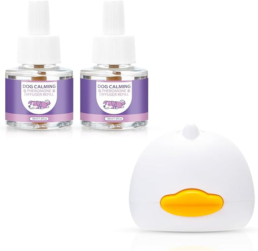 3 in 1 Advanced Kit Appeasing Pheromone Diffuser to Calm Pet for Anxiety Relieve Relief Reduce Aggression Fighting Stress Dog Pheromones Calming Diffuser