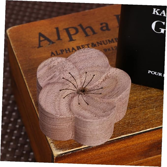 Wood Diffuser Essential Oil Diffuser Aromatherapy Wood with Plum Blossom Scent Black Walnut for Home Office Bedroom Relaxation and Sleep