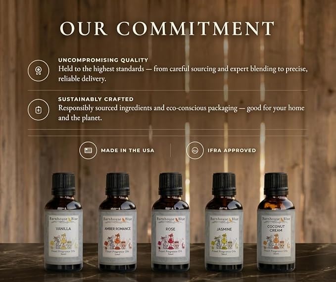 Barnhouse Blue Island Retreat Set of 6 Premium Fragrance Oils - Includes Barrier Reef, Mountain Meets The Ocean, Beautiful Day, Caribbean Escape, Honolulu Sun, and Mermaid Scented Oils - 10ML