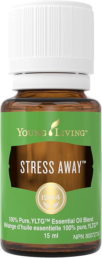Young Living Stress Away Essential Oil Blend 15ml – Aromatic Oil with Lavender & Cedarwood | Aromatherapy for Relaxation, Diffusers & Home Wellness