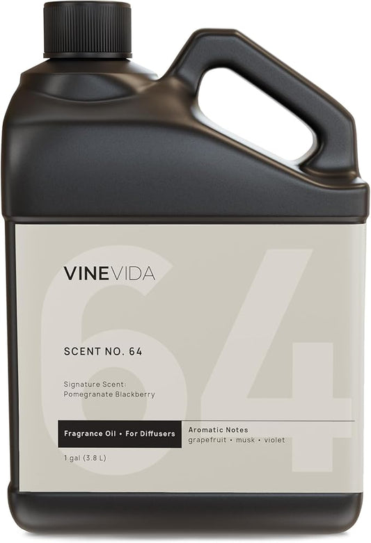 VINEVIDA [128 Fl Oz] NO. 64 Fragrance Oil for Cold Air Diffusers, Essential Oils for Diffuser Oil Refill & Air Freshener Room Spray