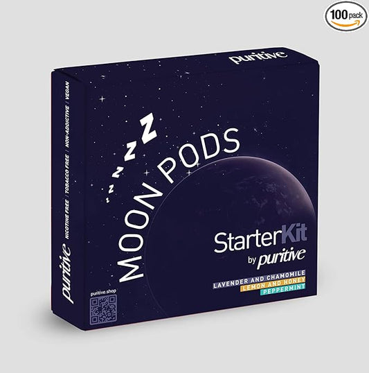 Melatonin Diffuser for Sleep Support – Natural Sleep Aid & Stress Relief Diffuser – Nicotine-Free, Non-Habit Forming & Reusable – 3-Pack Variety Set (Lemon & Honey, Peppermint, Lavender & Chamomile)