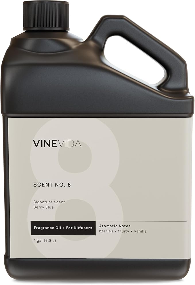 VINEVIDA [128 Fl Oz] Berry Blue Fragrance Oil for Cold Air Diffusers, Essential Oils for Diffuser Oil Refill & Air Freshener Room Spray
