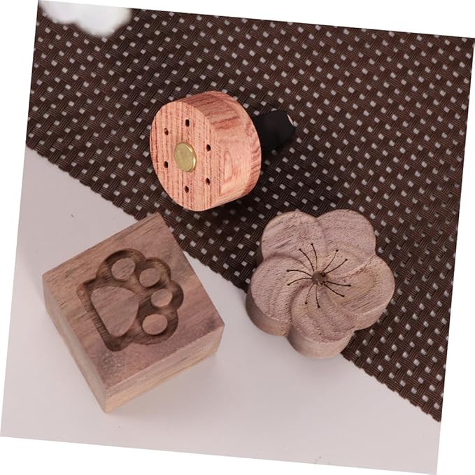 Wood Aroma Diffuser Stick Essential Oil Diffuser Aromatherapy Diffused Wood for Home Office Bedroom Plum Blossom Design