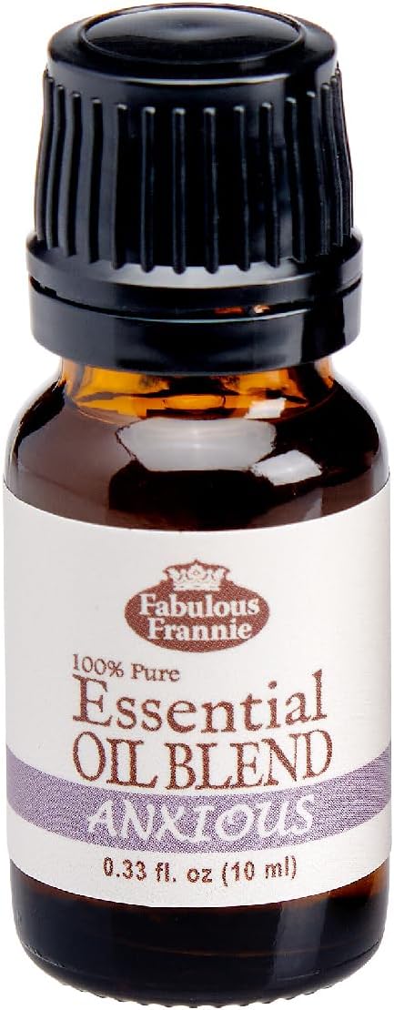 Fabulous Frannie Anxious Essential Oil Blend Made with Lavender, Bitter Orange, Bergamot and Clary Sage Pure Oils 10mL