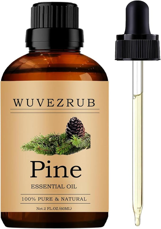 Pine Essential Oils 60ML, Pure Pine Essential Oil for Aromatherapy Diffuser - 2 Fl Oz